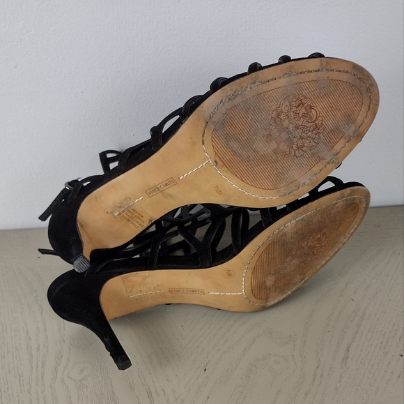 Vince Camuto Paxton Caged Slingback Heels - Picture 7 of 10